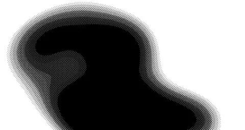 Halftone wave background. Curved gradient texture or pattern. Vertical gradie Illustrazione stock