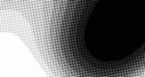 Halftone wave background. Curved gradient texture or pattern. Vertical gradie Stock Illustration