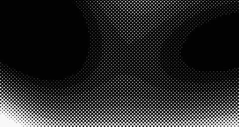 Halftone wave background. Curved gradient texture or pattern. Vertical gradie Stock Illustration
