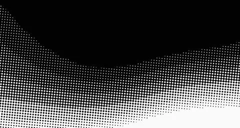 Halftone wave background. Curved gradient texture or pattern. Vertical gradie Stock Illustration