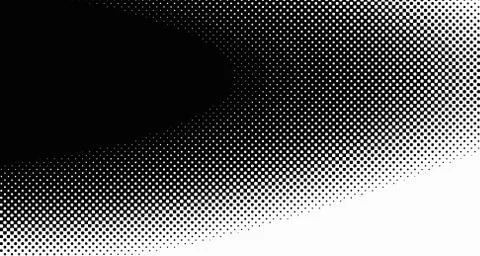 Halftone wave background. Curved gradient texture or pattern. Vertical gradie Stock Illustration