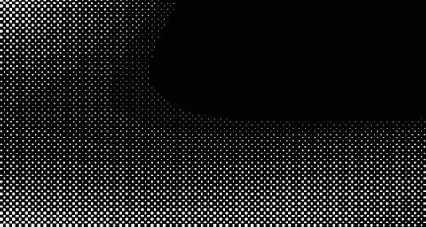 Halftone wave background. Curved gradient texture or pattern. Vertical gradie 스톡 일러스트