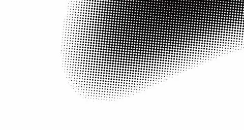 Halftone wave background. Curved gradient texture or pattern. Vertical gradie Illustrazione stock