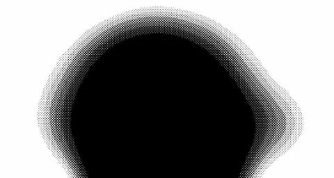 Halftone wave background. Curved gradient texture or pattern. Vertical gradie Illustrazione stock