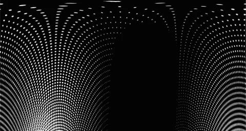 Halftone wave background. Curved gradient texture or pattern. Vertical gradie 스톡 일러스트