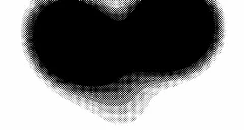 Halftone wave background. Curved gradient texture or pattern. Vertical gradie Stock Illustration