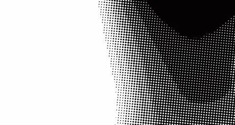 Halftone wave background. Curved gradient texture or pattern. Vertical gradie Illustrazione stock