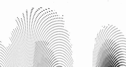 Halftone wave background. Curved gradient texture or pattern. Vertical gradie イラスト素材
