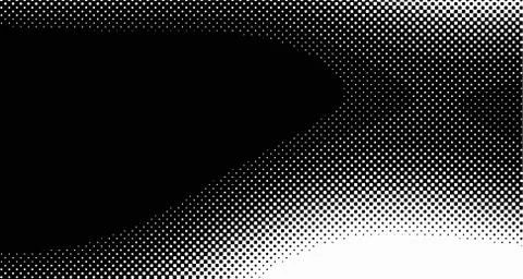 Halftone wave background. Curved gradient texture or pattern. Vertical gradie 스톡 일러스트