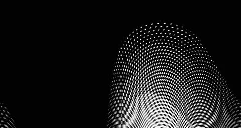 Halftone wave background. Curved gradient texture or pattern. Vertical gradie イラスト素材