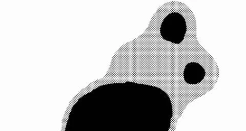 Halftone wave background. Curved gradient texture or pattern. Vertical gradie Stock Illustration