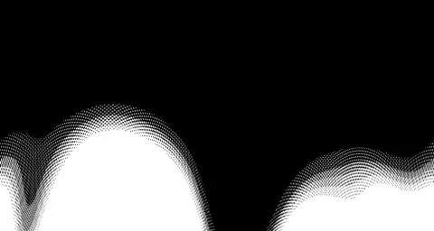 Halftone wave background. Curved gradient texture or pattern. Vertical gradie 스톡 일러스트