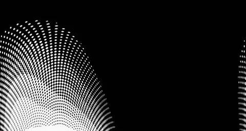Halftone wave background. Curved gradient texture or pattern. Vertical gradie 스톡 일러스트