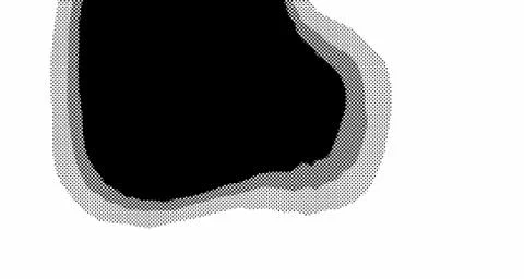 Halftone wave background. Curved gradient texture or pattern. Vertical gradie イラスト素材