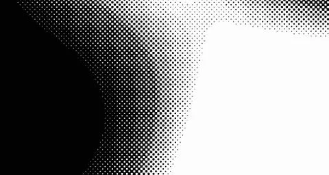 Halftone wave background. Curved gradient texture or pattern. Vertical gradie Illustrazione stock