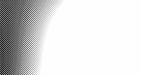 Halftone wave background. Curved gradient texture or pattern. Vertical gradie 스톡 일러스트