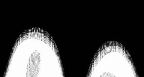 Halftone wave background. Curved gradient texture or pattern. Vertical gradie Stock Illustration