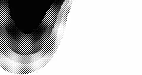 Halftone wave background. Curved gradient texture or pattern. Vertical gradie 스톡 일러스트
