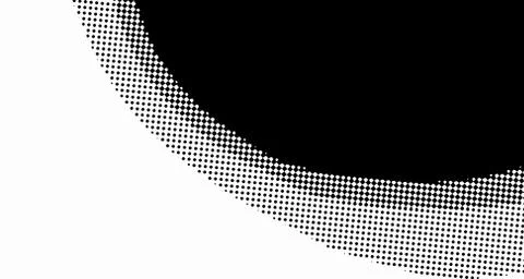 Halftone wave background. Curved gradient texture or pattern. Vertical gradie Illustrazione stock