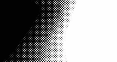 Halftone wave background. Curved gradient texture or pattern. Vertical gradie Stock Illustration