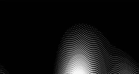 Halftone wave background. Curved gradient texture or pattern. Vertical gradie イラスト素材