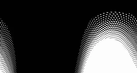 Halftone wave background. Curved gradient texture or pattern. Vertical gradie 스톡 일러스트
