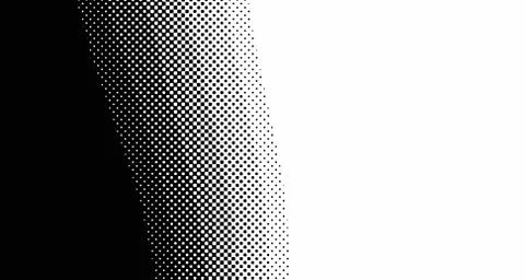 Halftone wave background. Curved gradient texture or pattern. Vertical gradie Illustrazione stock