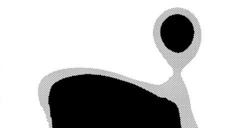 Halftone wave background. Curved gradient texture or pattern. Vertical gradie Illustrazione stock