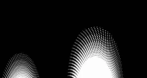 Halftone wave background. Curved gradient texture or pattern. Vertical gradie イラスト素材