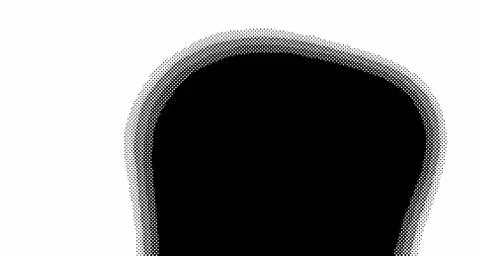 Halftone wave background. Curved gradient texture or pattern. Vertical gradie Stock Illustration