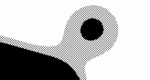 Halftone wave background. Curved gradient texture or pattern. Vertical gradie Stock Illustration