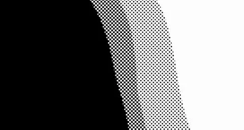 Halftone wave background. Curved gradient texture or pattern. Vertical gradie 스톡 일러스트