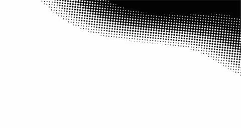 Halftone wave background. Curved gradient texture or pattern. Vertical gradie Stock Illustration