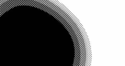 Halftone wave background. Curved gradient texture or pattern. Vertical gradie Illustrazione stock