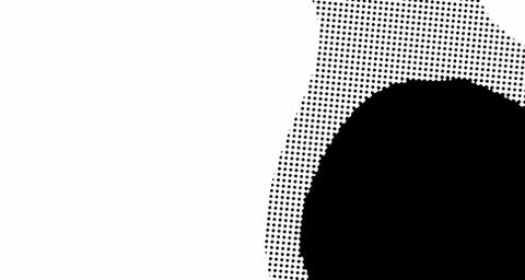 Halftone wave background. Curved gradient texture or pattern. Vertical gradie 스톡 일러스트