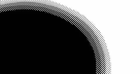 Halftone wave background. Curved gradient texture or pattern. Vertical gradie Illustrazione stock