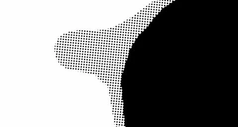 Halftone wave background. Curved gradient texture or pattern. Vertical gradie Illustrazione stock