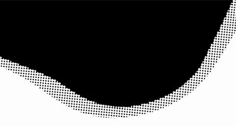 Halftone wave background. Curved gradient texture or pattern. Vertical gradie イラスト素材