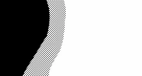 Halftone wave background. Curved gradient texture or pattern. Vertical gradie Illustrazione stock