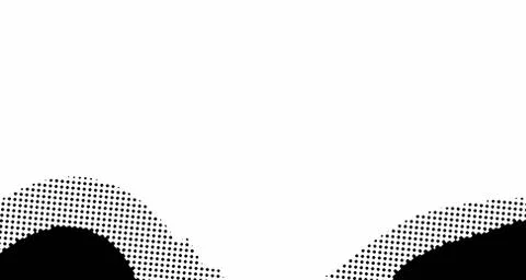 Halftone wave background. Curved gradient texture or pattern. Vertical gradie Stock Illustration