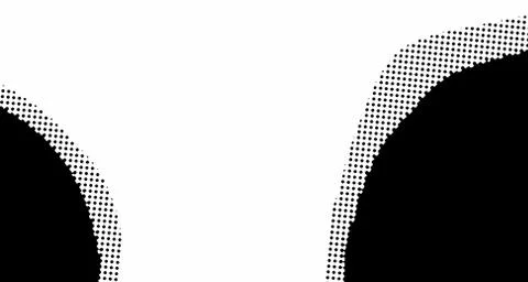 Halftone wave background. Curved gradient texture or pattern. Vertical gradie 스톡 일러스트