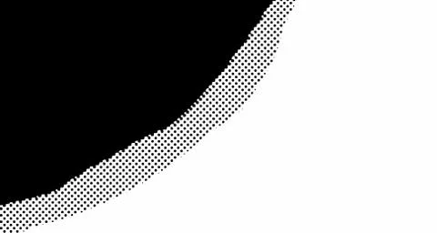 Halftone wave background. Curved gradient texture or pattern. Vertical gradie Stock Illustration
