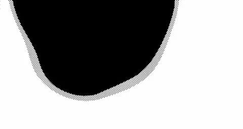 Halftone wave background. Curved gradient texture or pattern. Vertical gradie Illustrazione stock