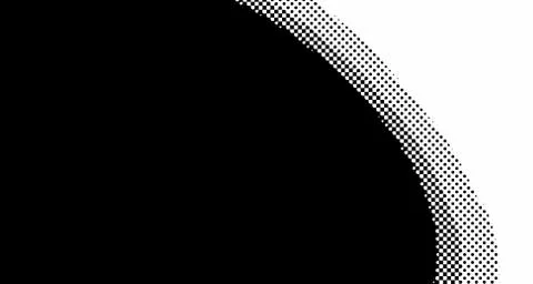 Halftone wave background. Curved gradient texture or pattern. Vertical gradie Stock Illustration