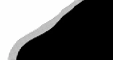 Halftone wave background. Curved gradient texture or pattern. Vertical gradie Illustrazione stock