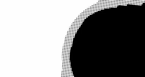 Halftone wave background. Curved gradient texture or pattern. Vertical gradie 스톡 일러스트