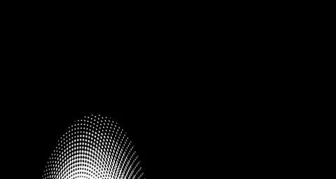 Halftone wave background. Curved gradient texture or pattern. Vertical gradie Stock Illustration