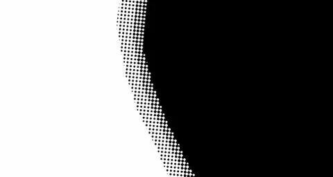 Halftone wave background. Curved gradient texture or pattern. Vertical gradie Illustrazione stock