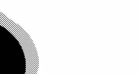 Halftone wave background. Curved gradient texture or pattern. Vertical gradie Illustrazione stock