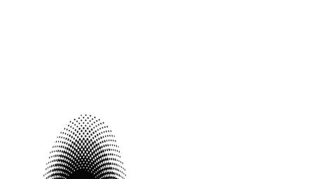 Halftone wave background. Curved gradient texture or pattern. Vertical gradie イラスト素材
